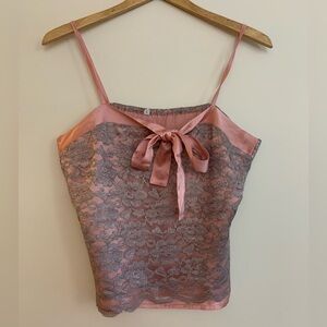 Cute pink lace camisole